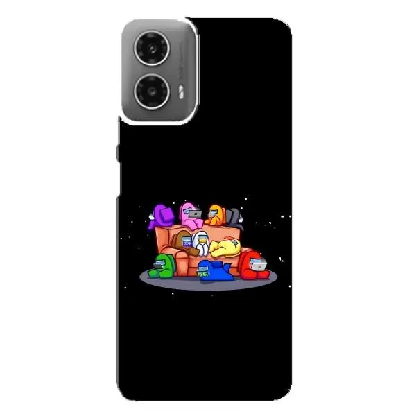 Чехол с принтом «Амонг-ас» для Motorola MOTO G34