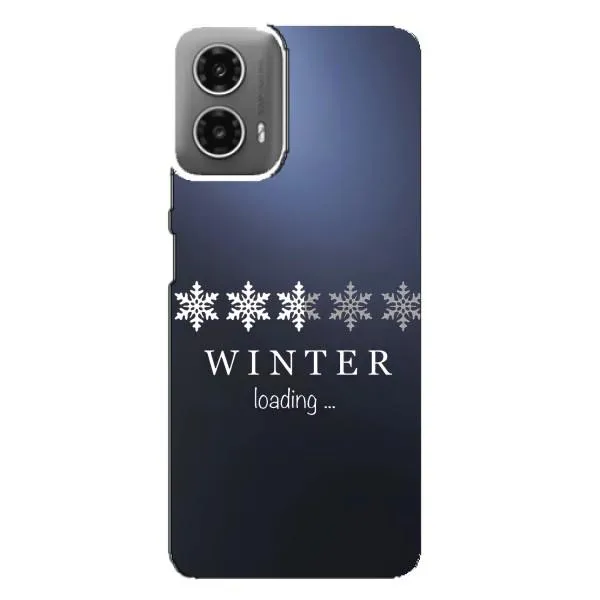 Чохол з принтом «Winter loading» для Motorola MOTO G34