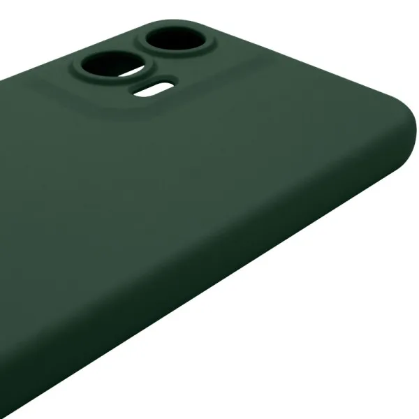 Чехол Silicone Cover Lakshmi Full Camera (AAA) для Motorola Moto G35 — Зеленый — фото 1