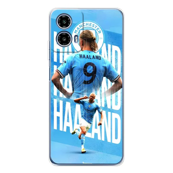 Чехол с принтом «Erling Haaland» для Motorola Moto G35