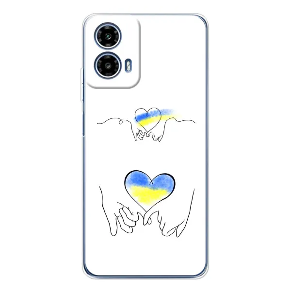 Чехол с принтом «Мир Украине» для Motorola Moto G35 Чехол с принтом «Мир Украине» для Motorola Moto G35