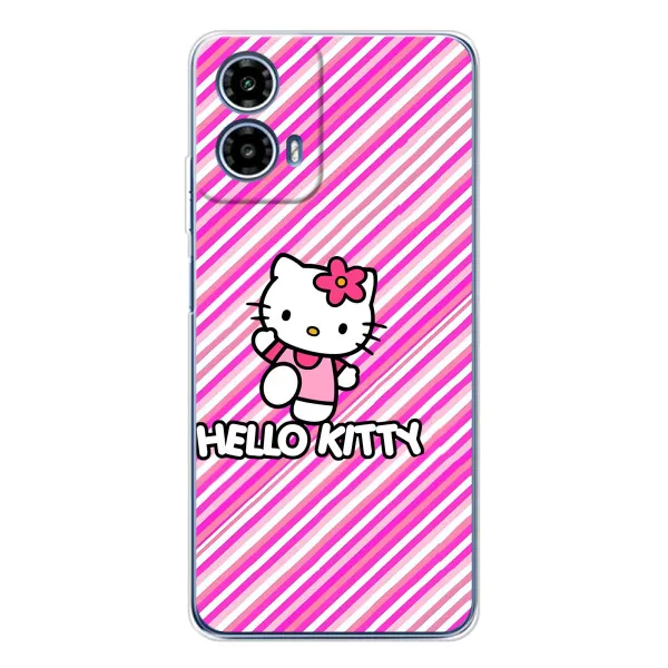 Чехол с принтом «Hello Kytty» для Motorola Moto G35