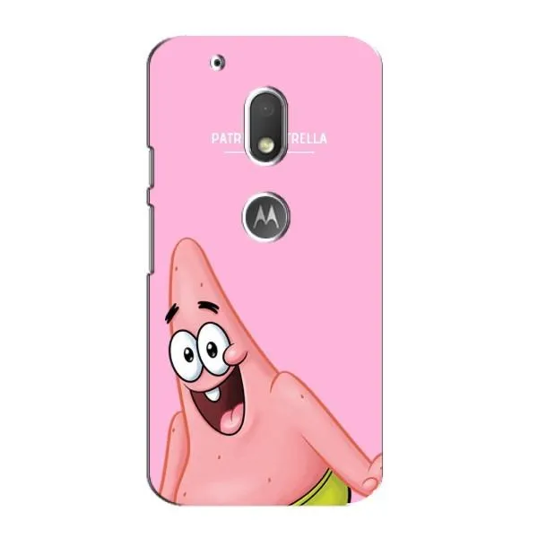 Чохол з принтом «Персонаж Патрік» для Motorola MOTO G4 Play