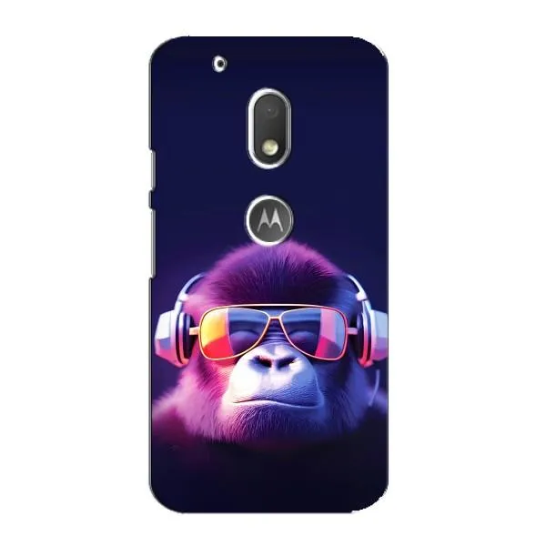 Чехол с принтом «Стильная обезьяна» для Motorola MOTO G4 Play