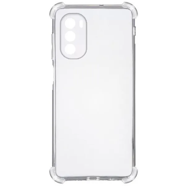 TPU чохол GETMAN Ease logo посилені кути Full Camera для Motorola Moto G41 — Прозорий — фото 3