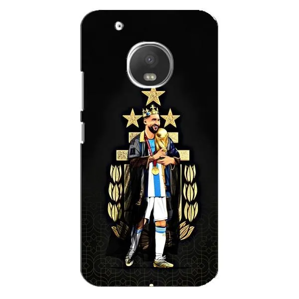 Чехол с принтом «Месси Король» для Motorola MOTO G5 Plus