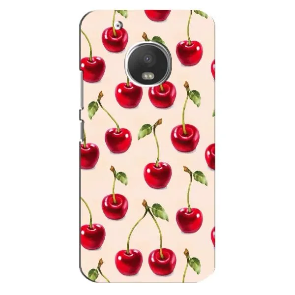 Чехол с принтом «Вишня» для Motorola MOTO G5 Plus