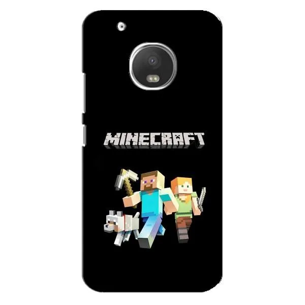 Чехол с принтом «герои Minecraft» для Motorola MOTO G5 Plus