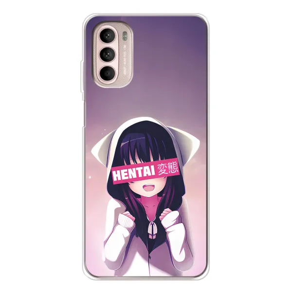 Чохол з принтом «Hentai chan» для Motorola MOTO G52