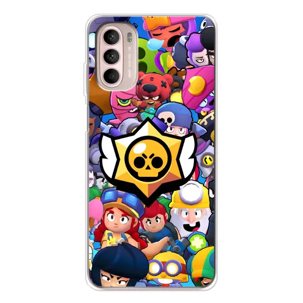 Чехол с принтом «Лого Brawl Stars» для Motorola MOTO G52