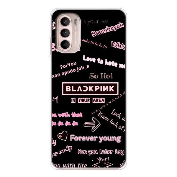 Чохол з принтом «BLACKPINK» для Motorola MOTO G52