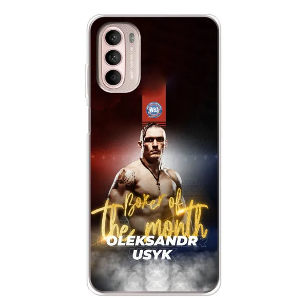 Чехол с принтом «Olexandr Usyk» для Motorola MOTO G52