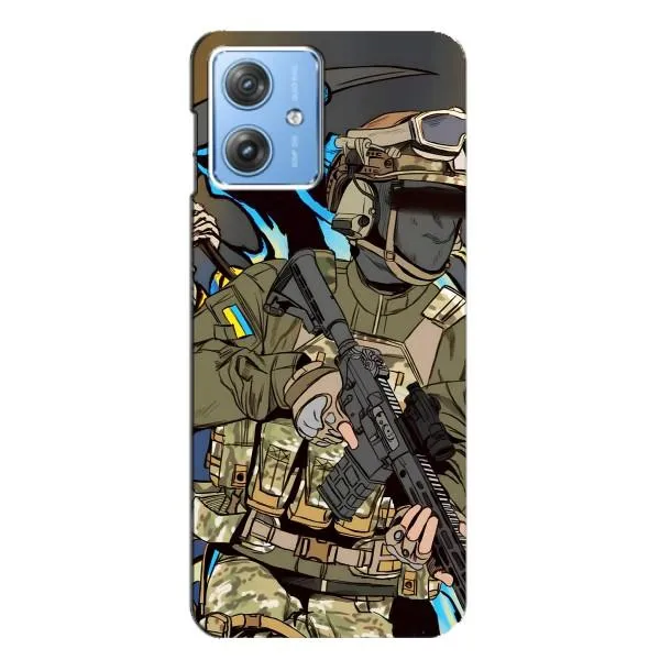 Чехол с принтом «Воин ВСУ» для Motorola MOTO G54 / G54 Power