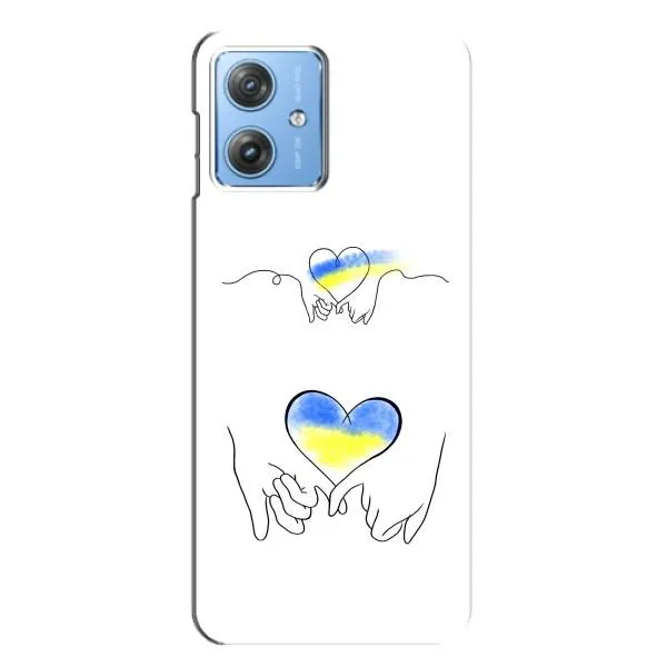 Чехол с принтом «Мир Украине» для Motorola MOTO G54 / G54 Power