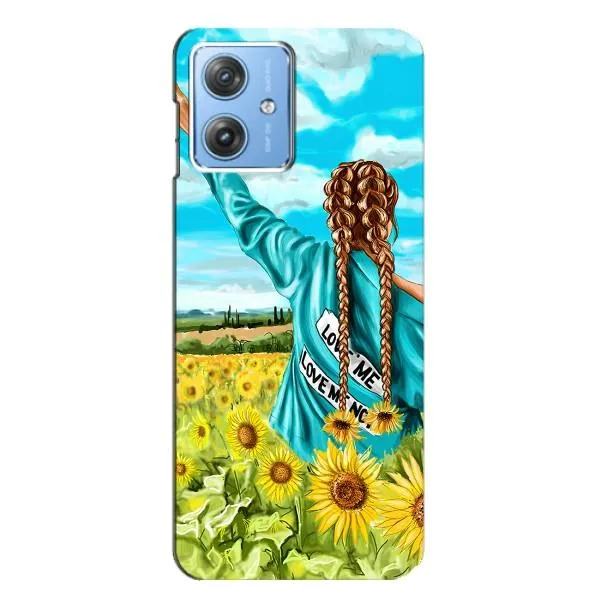 Чехол с принтом «Украиночка» для Motorola MOTO G54 / G54 Power