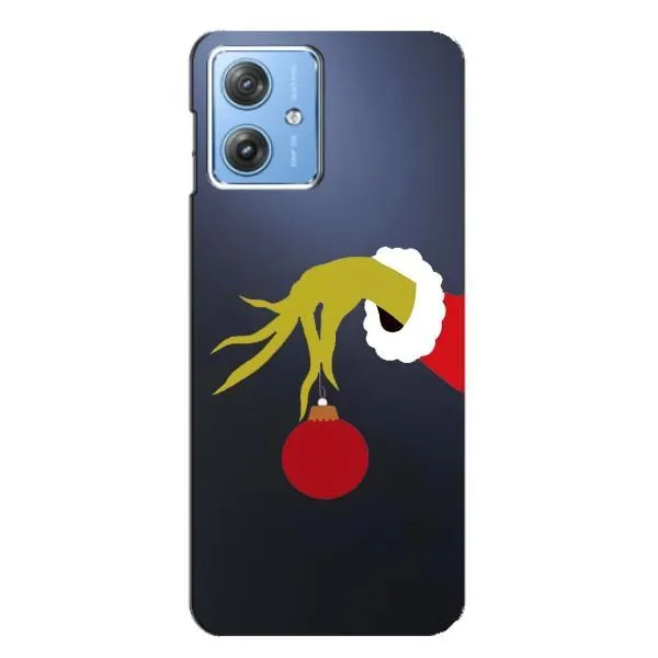 Чехол с принтом «Гринч с игрушкой» для Motorola MOTO G54 / G54 Power