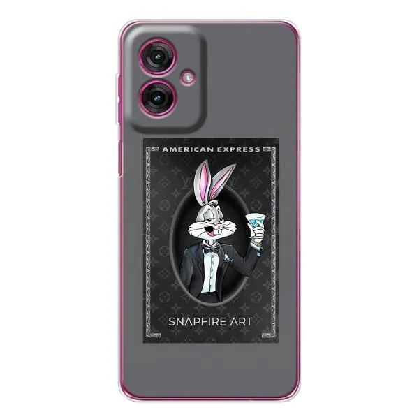 Чехол с принтом «Бакс Бани LV» для Motorola Moto G55