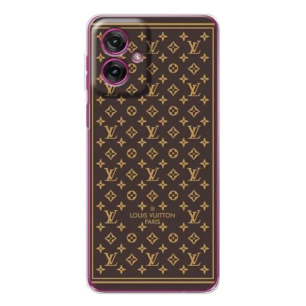 Чехол с принтом «обои LV» для Motorola Moto G55