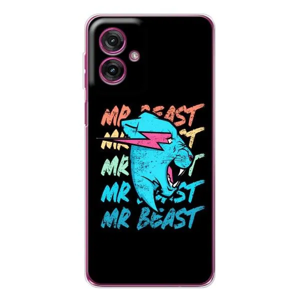 Чехол с принтом «logo Mr beast» для Motorola Moto G55