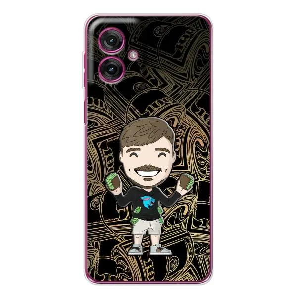 Чехол с принтом «Mister Beast» для Motorola Moto G55