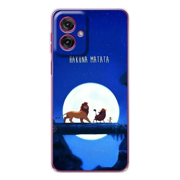 Чехол с принтом «Хакуна Матата» для Motorola Moto G55