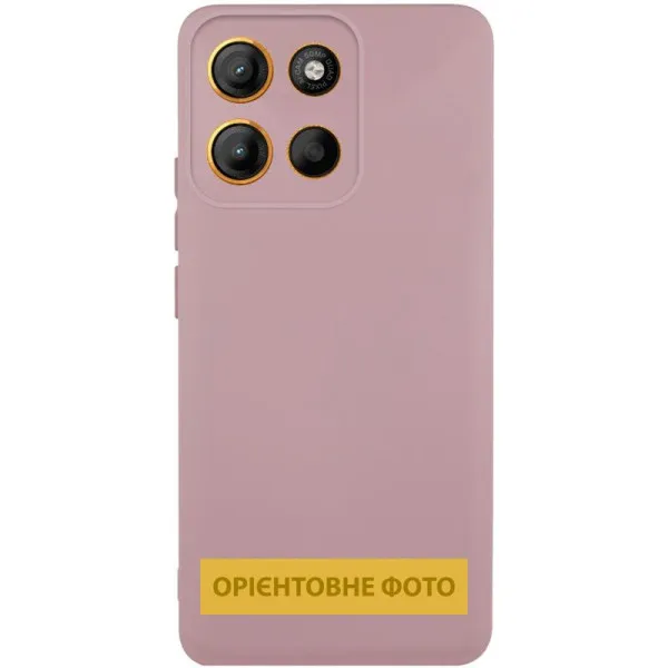 Чехол Silicone Cover Ummi Lakshmi Full Camera (AA) для Motorola Moto G56 5G — Розовый