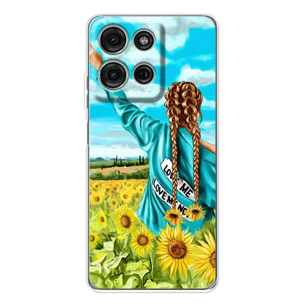 Чохол з принтом «Україночка» для Motorola MOTO G56