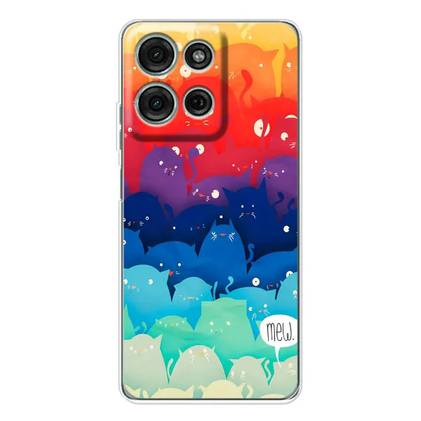 Чехол с принтом «Mew» для Motorola MOTO G56