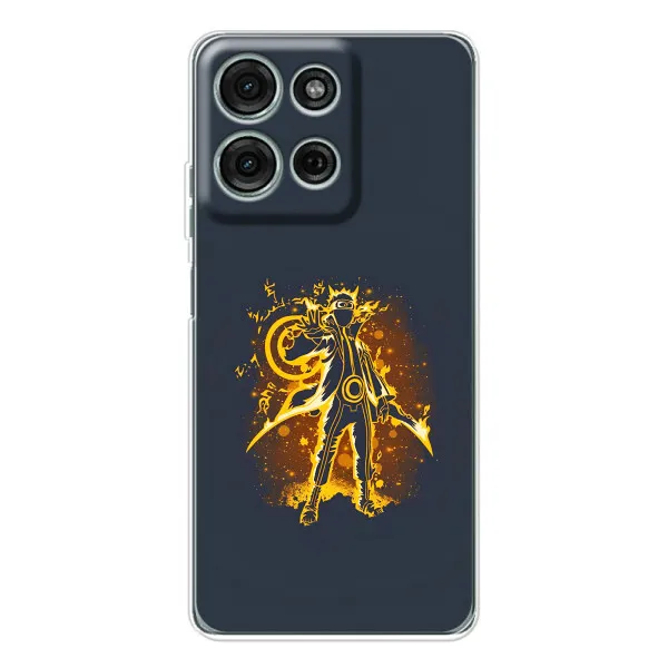 Чехол с принтом «золотой Наруто» для Motorola MOTO G56