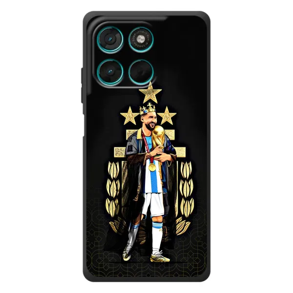 Чехол с принтом «Месси Король» для Motorola Moto G57 Power