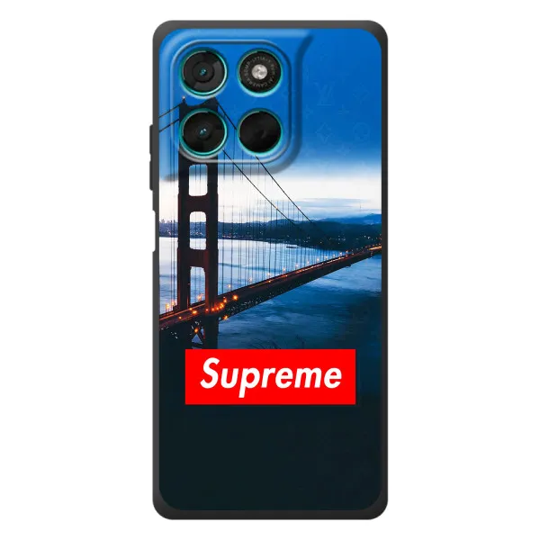 Чехол с принтом «Стиль Supreme» для Motorola Moto G57 Power
