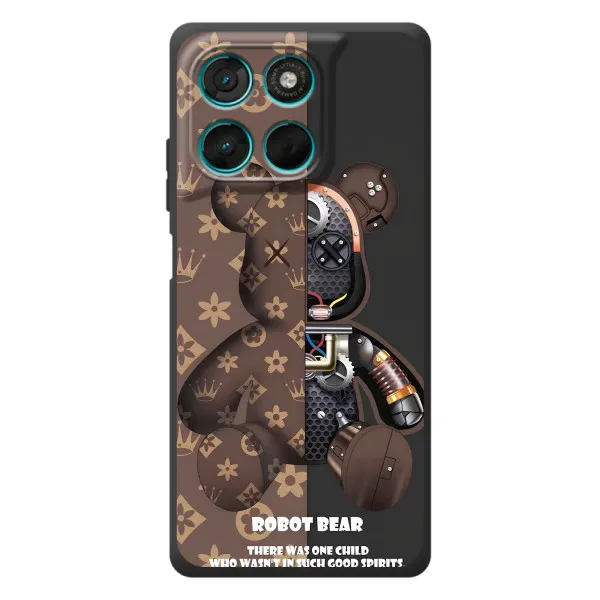 Чехол с принтом «Медведь Луи Витон» для Motorola Moto G57 Power Чехол с принтом «Медведь Луи Витон» для Motorola Moto G57 Power