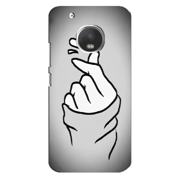 Чехол с принтом «Значок Love» для Motorola MOTO G5s