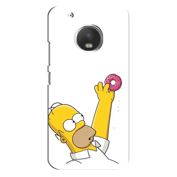 Чехол с принтом «Гомер с пончиком» для Motorola MOTO G5s