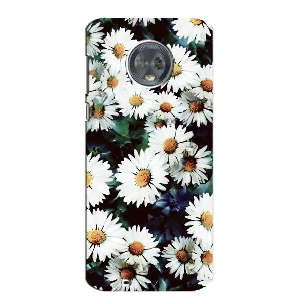 Чехол с принтом «Ромашки» для Motorola MOTO G6 Чехол с принтом «Ромашки» для Motorola MOTO G6