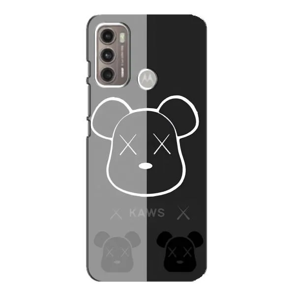 Чехол с принтом «БеарБрик глаза» для Motorola MOTO G60