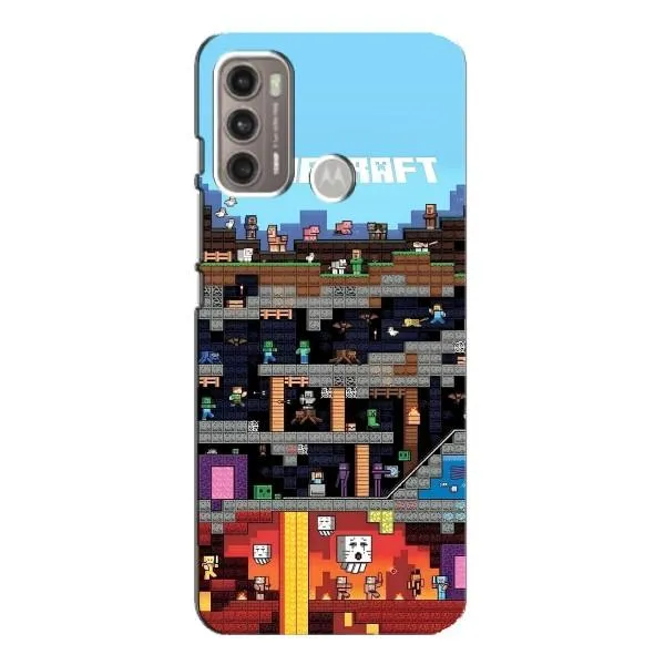 Чехол с принтом «фон Minecraft» для Motorola MOTO G60