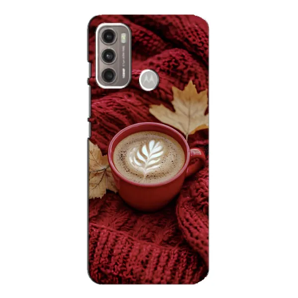 Чехол с принтом «Кофе на пледе» для Motorola MOTO G60 Чехол с принтом «Кофе на пледе» для Motorola MOTO G60