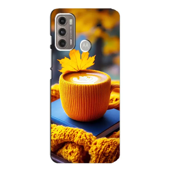 Чехол с принтом «Кофе на желтом пледе» для Motorola MOTO G60 Чехол с принтом «Кофе на желтом пледе» для Motorola MOTO G60