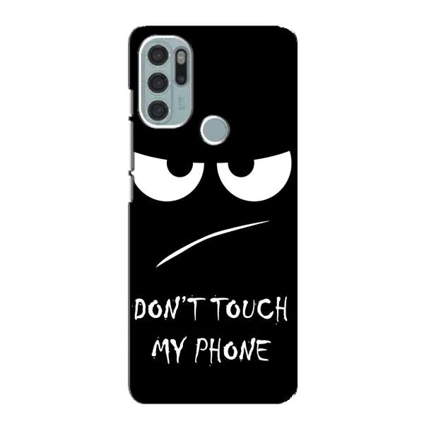 Чехол с принтом «Dont Touch» для Motorola MOTO G60s