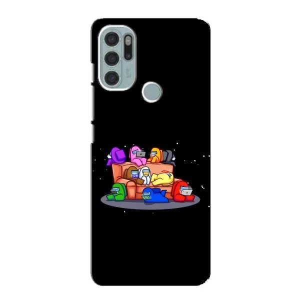Чехол с принтом «Амонг-ас» для Motorola MOTO G60s