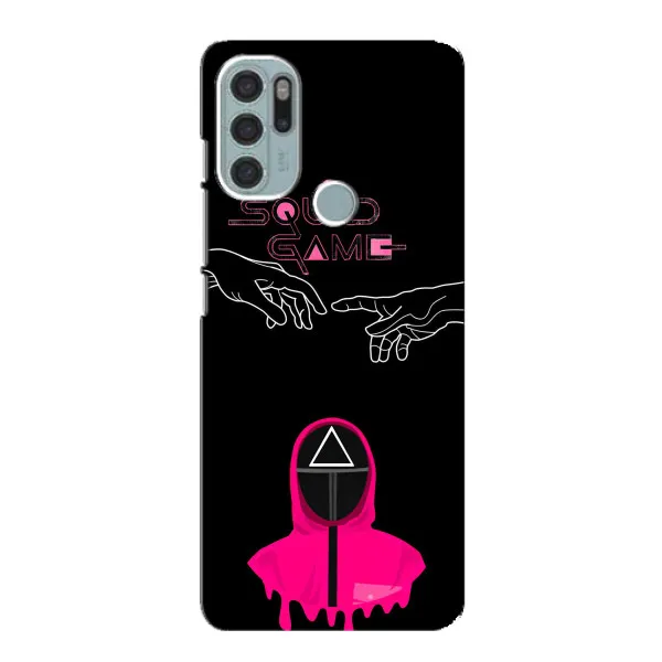 Чехол с принтом «Минимализм Игра кальмара» для Motorola MOTO G60s
