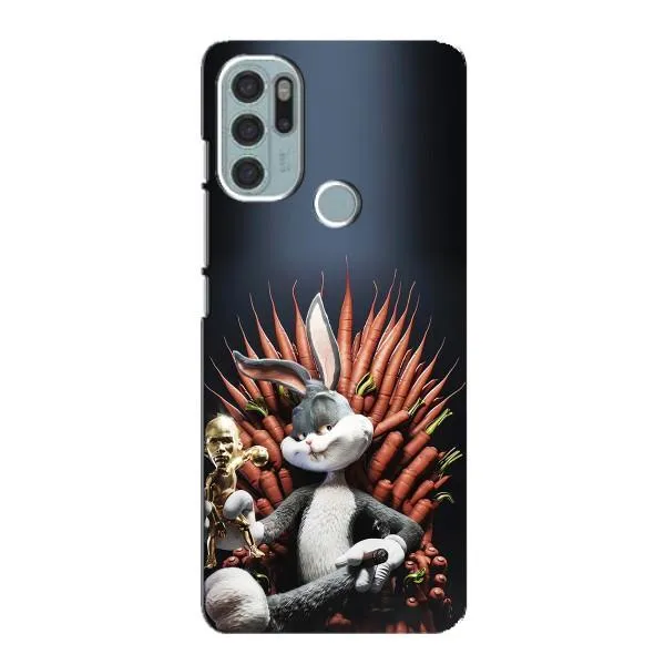 Чехол с принтом «Король Кролик» для Motorola MOTO G60s