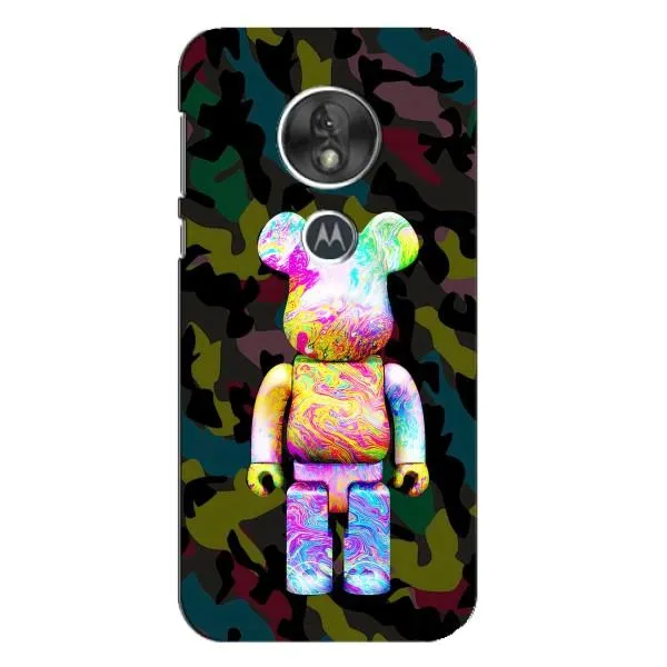 Чехол с принтом «Яркий Bearbrick» для Motorola MOTO G7 Play