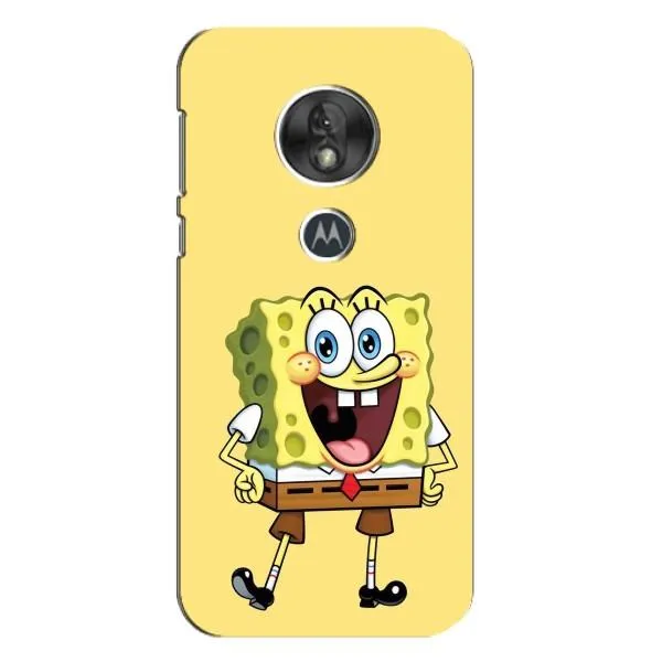 Чохол з принтом «Веселий Спанч Боб» для Motorola MOTO G7 Play