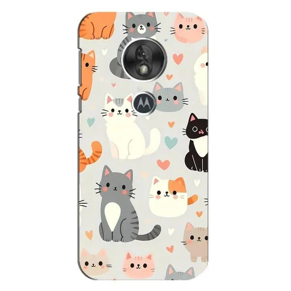 Чехол с принтом «Коллаж котов» для Motorola MOTO G7 Play