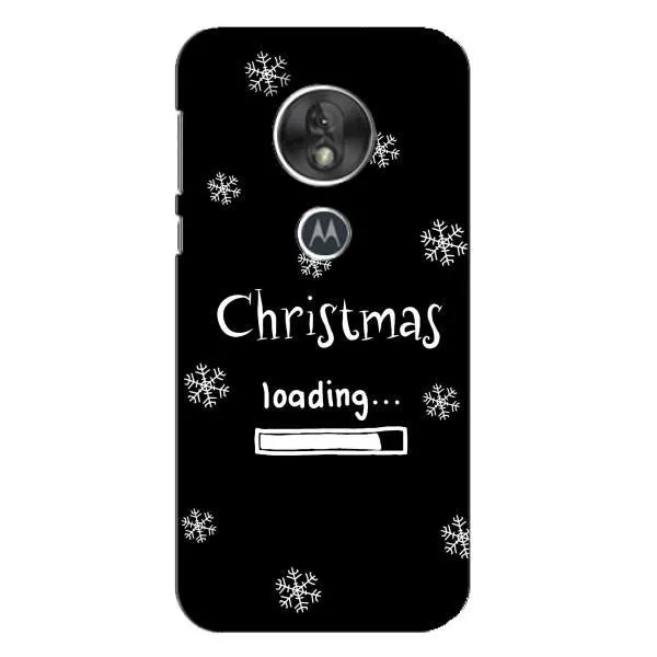 Чехол с принтом «Christmas loading» для Motorola MOTO G7 Play