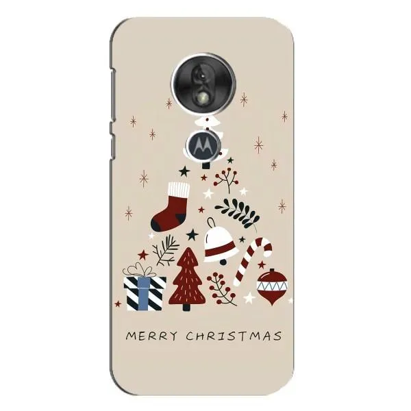 Чехол с принтом «Merry Christmas» для Motorola MOTO G7 Play