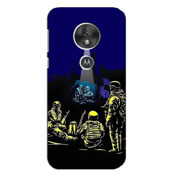 Чехол с принтом «Рождество в Украине» для Motorola MOTO G7 Play