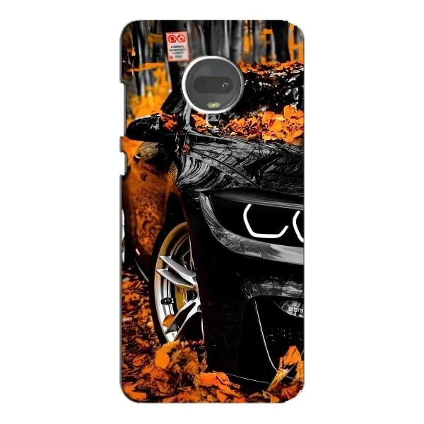Чехол с принтом «Черная Машина» для Motorola MOTO G7 Plus